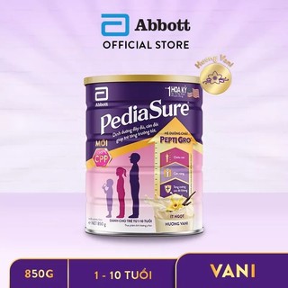 Sữa bột Pediasure Vani ít ngọt 850g/lon.