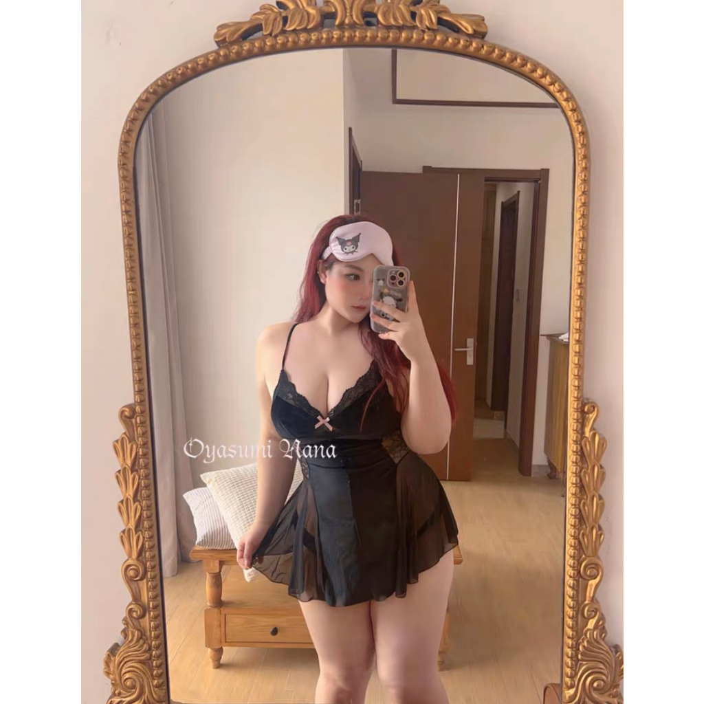 Váy ngủ 2 dây ren sexy