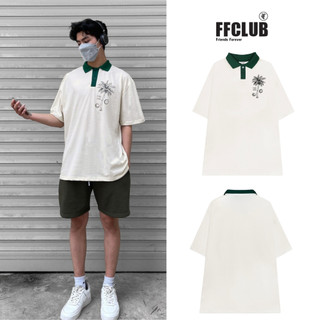 ÁO THUN FF FORM RỘNG POLO COCONUT SUMMER, VẢI THUN 2 CHIỀU COTTON 250GSM