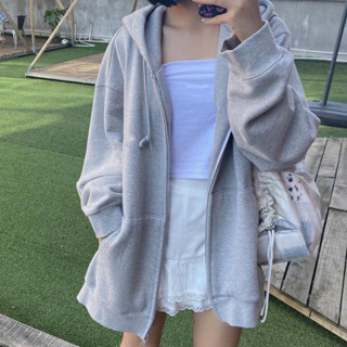 Áo khoác hoodie zip nam nữ .áo khoác nỉ form rộng chất nỉ bông dày đẹp mẫu trơn