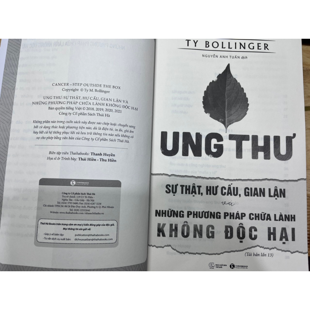 Sách - Ung Thư - Sự Thật, Hư Cấu Và Gian Lận