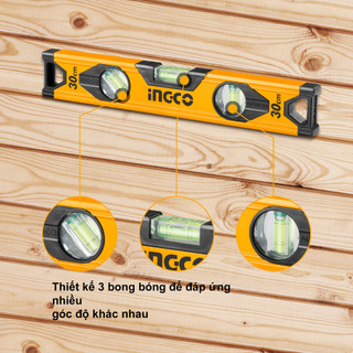 Thước thủy 30cm INGCO HSL18030