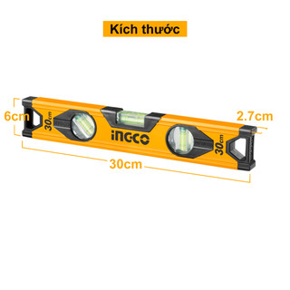 Thước thủy 30cm INGCO HSL18030