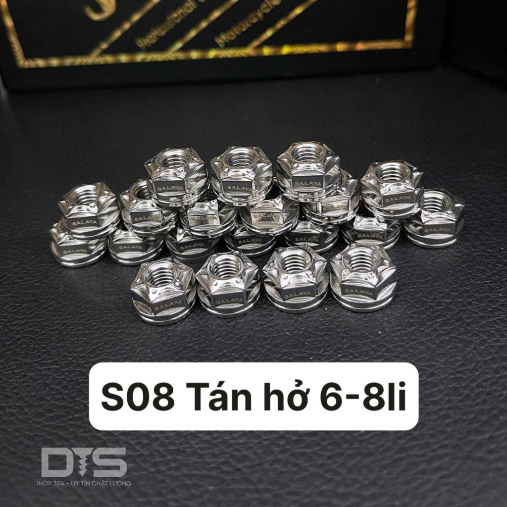 Tán Hở Salaya Inox 304 Đủ Size 6li - 8li - 10li - 12li