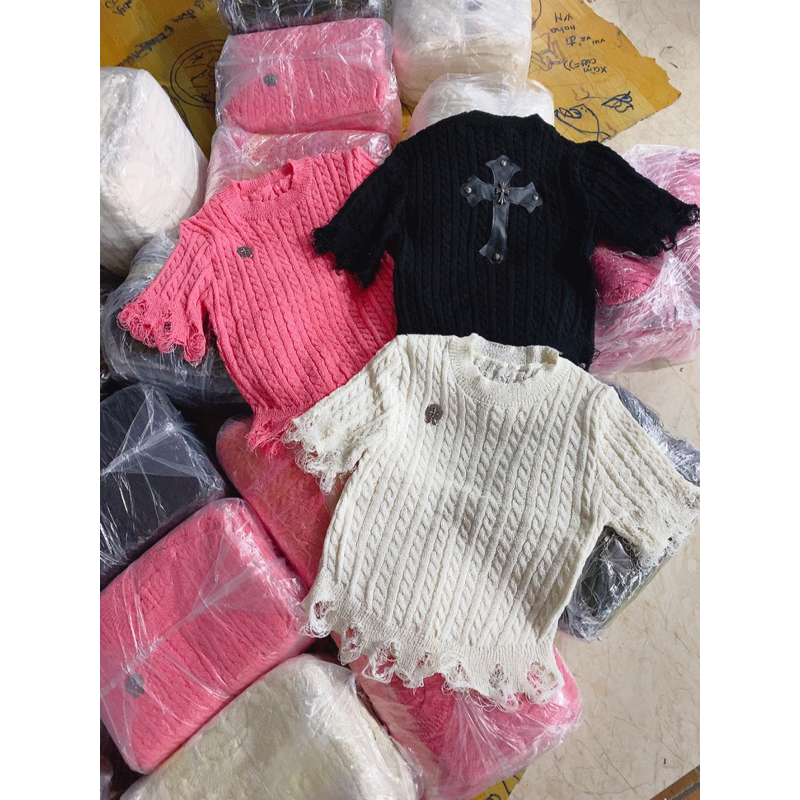 Áo len rách qc crotop