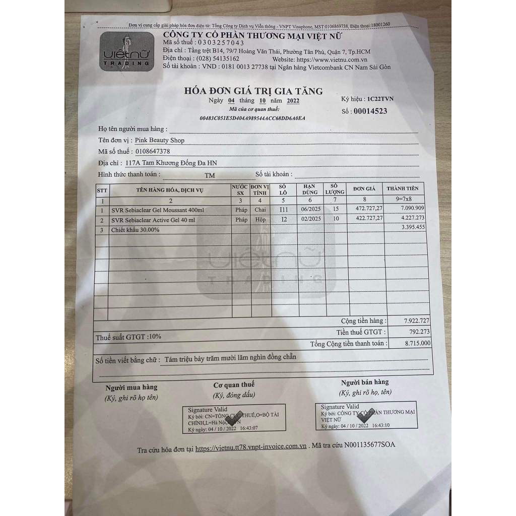 Nước tẩy trang SVR Sebiaclear Eau Micellaire làm sạch dầu nhờn 400ml