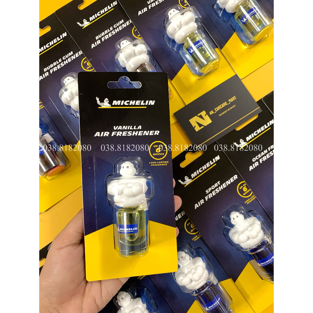 Nước hoa ô tô Michelin dạng treo W318XX - Nhiều mùi hương