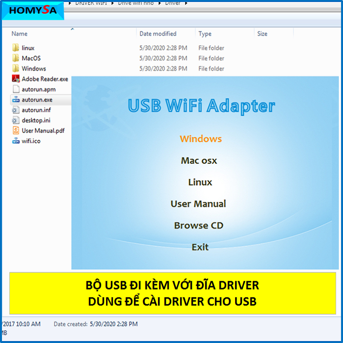 USB thu sóng Wifi 802.11N - Dùng cho máy tính pc, laptop không có Wifi USB mini không dây loại tốt có tặng kèm đĩa cài