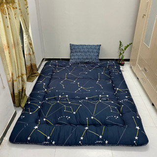 Nệm Topper, Đệm Bông Trải Sàn Kiểu Nhật FUKOJI Cao Cấp , Kích Thước 1M,1M2,1M4,1M6,1M8 X 2M DÀY 7-9CM.