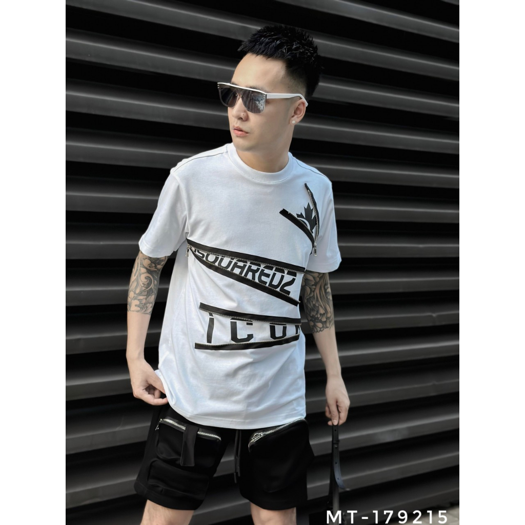 Phông DSQ2 icon khóa chéo người bản new vừa ra lò dành cho boy phố 2023.