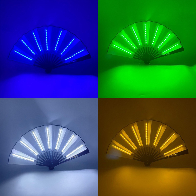 Quạt led TẶNG PIN |Phụ kiện Rave - Phụ kiện EDM - Music festival - Lễ hội âm nhạc
