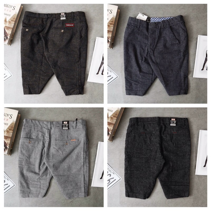 QUẦN KAKI BỐ DÀY SHORT VẢI BAO ĐẸP (HẾT XÁM)