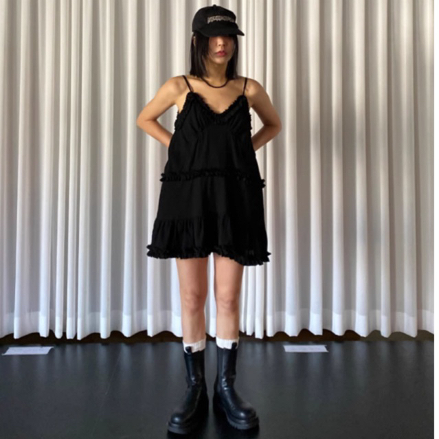 Áo váy yếm hai dây mặc 2 mặt Babydoll Hot trend 2023-2