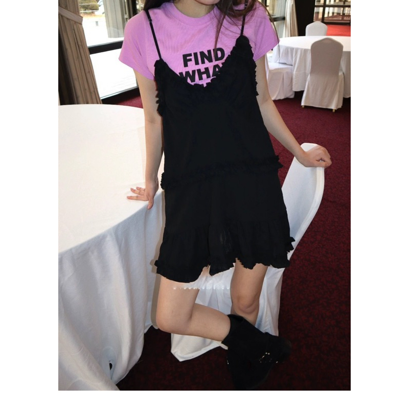 Áo váy yếm hai dây mặc 2 mặt Babydoll Hot trend 2023-2