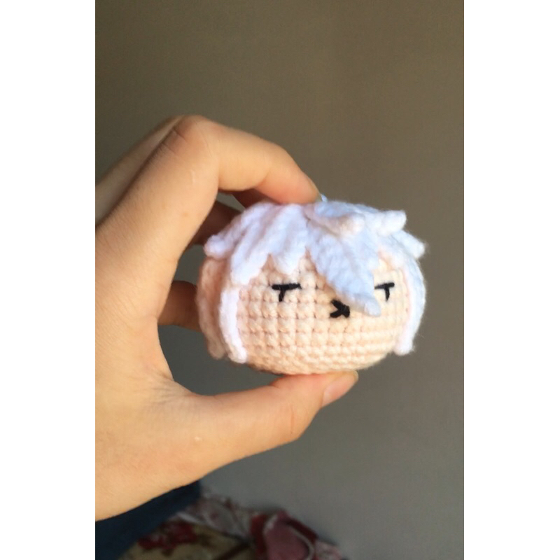 Móc khoá len mochi anime theo yêu cầu đáng yêu phù hợp trưng bày, tặng bạn bè