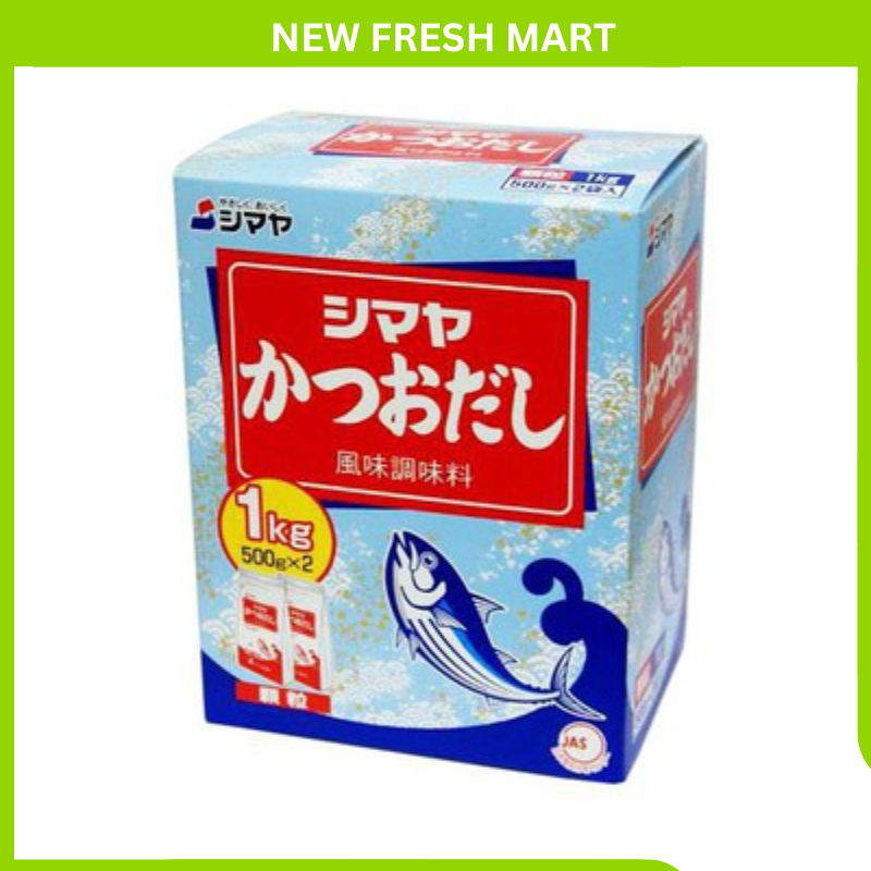 [GIAO NHANH HCM] Bột Nêm Từ Cá Ngừ Nhật Bản Hondashi Shimaya - Hộp 1Kg