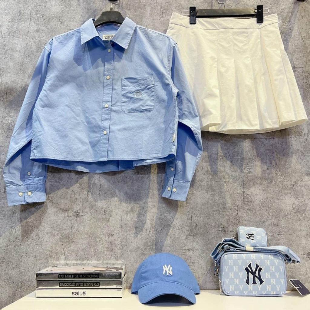 Sơmi croptop mẫu mới sale 55%