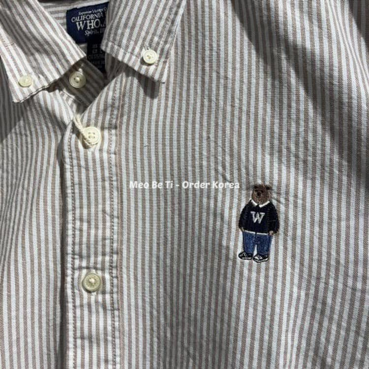 Sơmi kẻ form Loose Fit