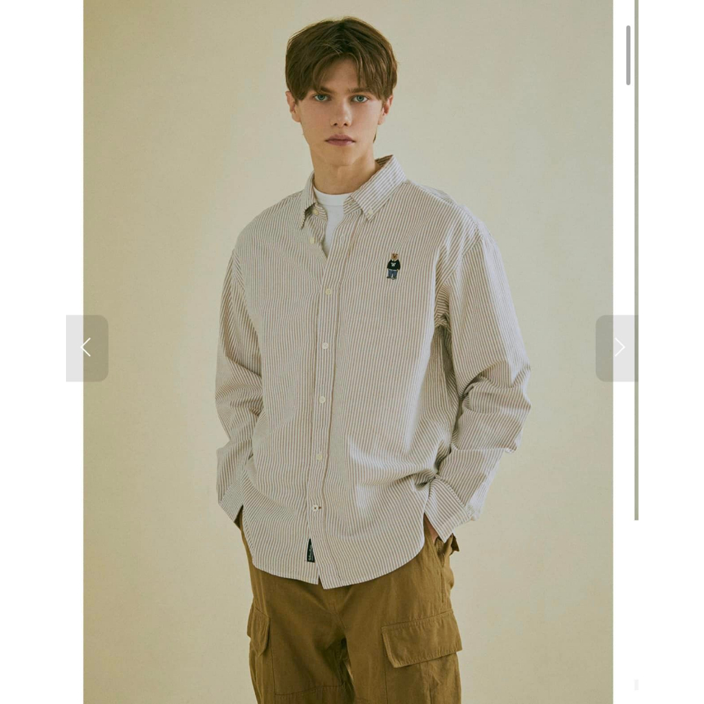 Sơmi kẻ form Loose Fit