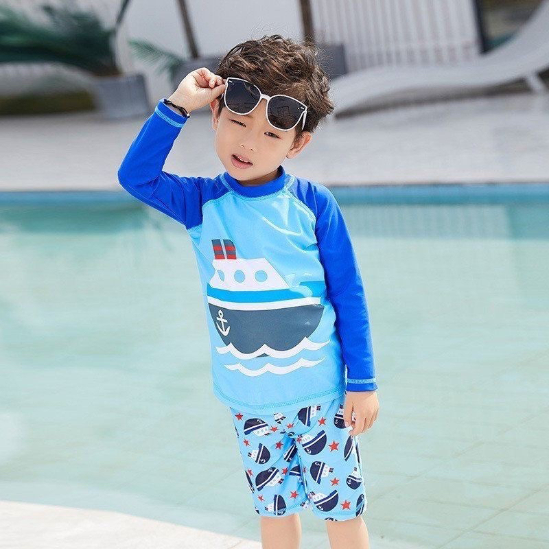 🌊🌊MẪU ĐỒ BƠI DÀI TAY CHỐNG NẮNG GIỮ ẤM CHO BÉ SIÊU KUTE