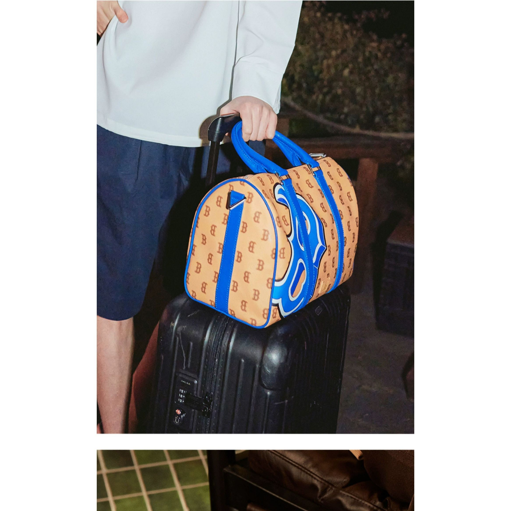 Túi Trống MLB Monotive Coated Canvas - Túi xách Du Lịch, Hàng Xuất Dư