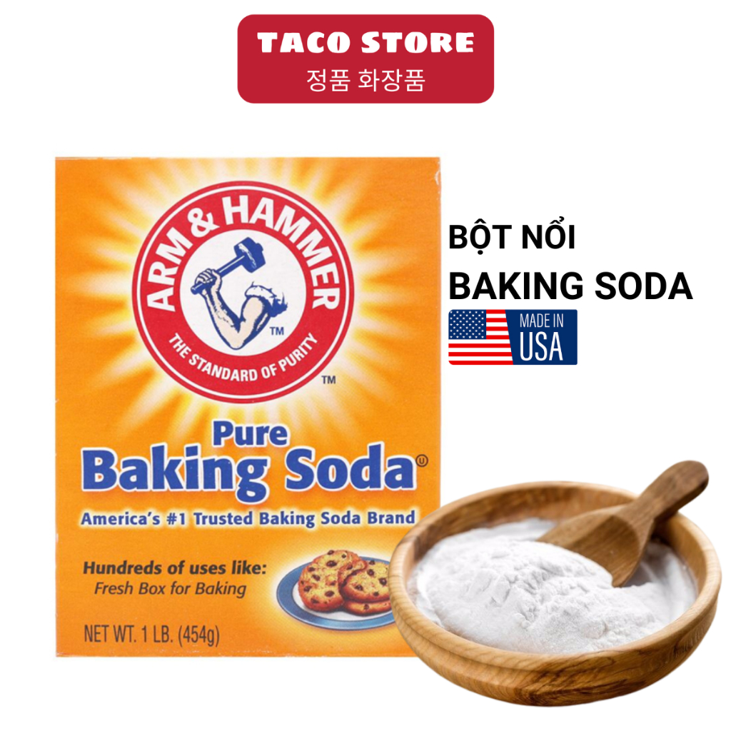 Baking Soda Đa Công Dụng ARM & HAMMER Nhập Khẩu Mỹ 454g