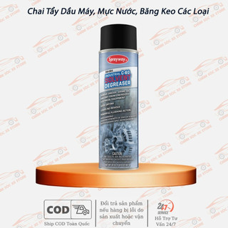 Chai Tẩy Dầu Máy, Mực Nước, Băng Keo Các Loại Sprayway Solvent (063) 454g chamsocxestore