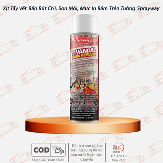 Chai Xịt Tẩy Vết Bẩn Bút Chì, Son Môi, Mực In Bám Trên Tường Sprayway Gel Vandal Mark Remover (880) 425g chamsocxestore
