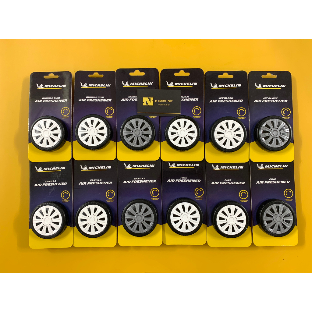 Sáp Thơm  Ô Tô MICHELIN Khử Mùi Xe Hơi Cao Cấp - Michelin Organic Can Air Freshener  nhiều mùi