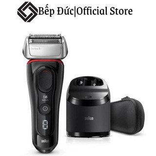 Máy cạo râu braun series 8 8380cc, đầu cạo linh hoạt, pin trâu, sạc nhanh, chống nước tuyệt đối, made in germany