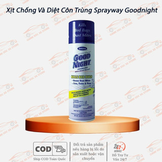 Chai Xịt Chống Và Diệt Côn Trùng Sprayway Goodnight Từ Mỹ - SPRAYWAY 003 (Trắng Xanh) 454g chamsocxestore