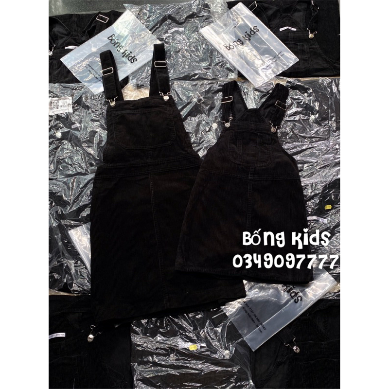 Yếm Váy Nữ & Bé Gái Nhung Tăm GÊ