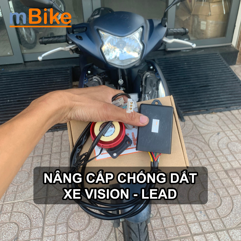 Nâng Cấp Chống Dắt Và Chống Quên Tắt Núm Khóa Xe Honda Vision