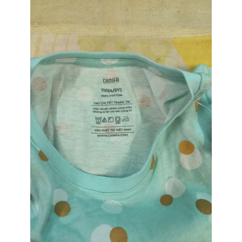 Váy liền cotton bé gái Canifa