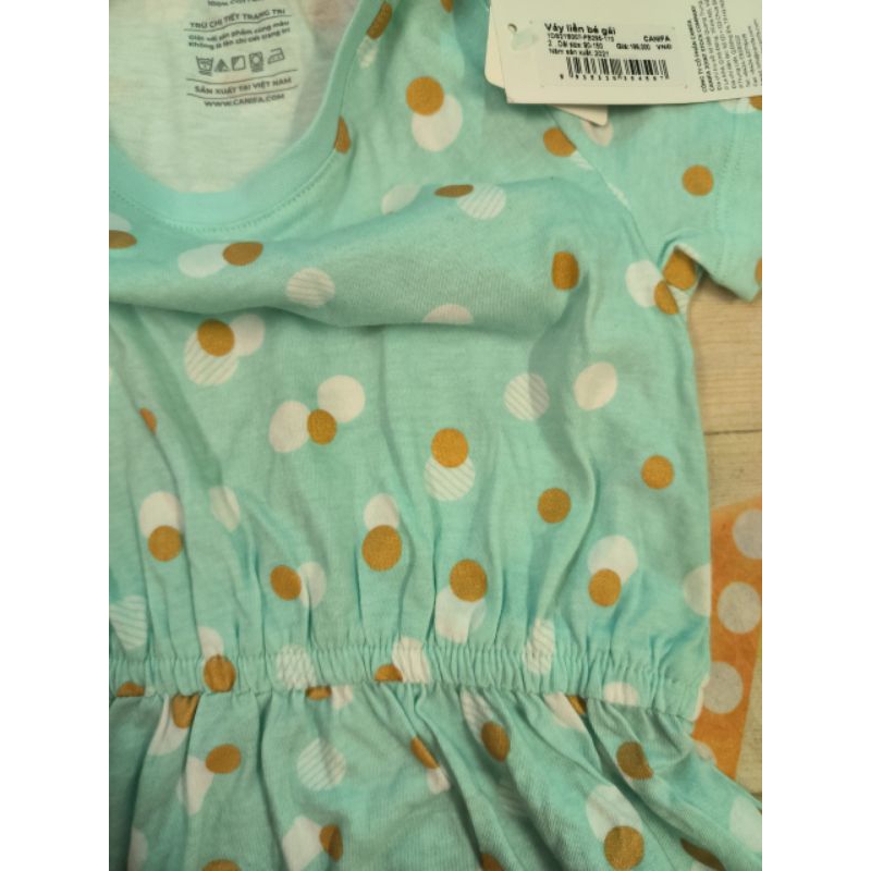 Váy liền cotton bé gái Canifa