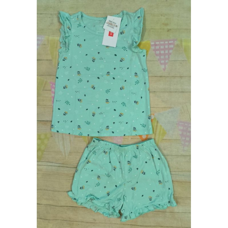 Bộ cotton mặc nhà bé gái Canifa