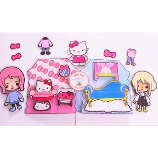 Ngôi nhà búp bê giấy của Toca&Kitty