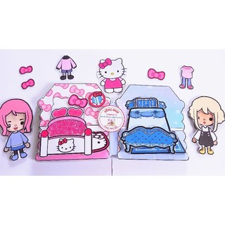 Ngôi nhà búp bê giấy của Toca&Kitty