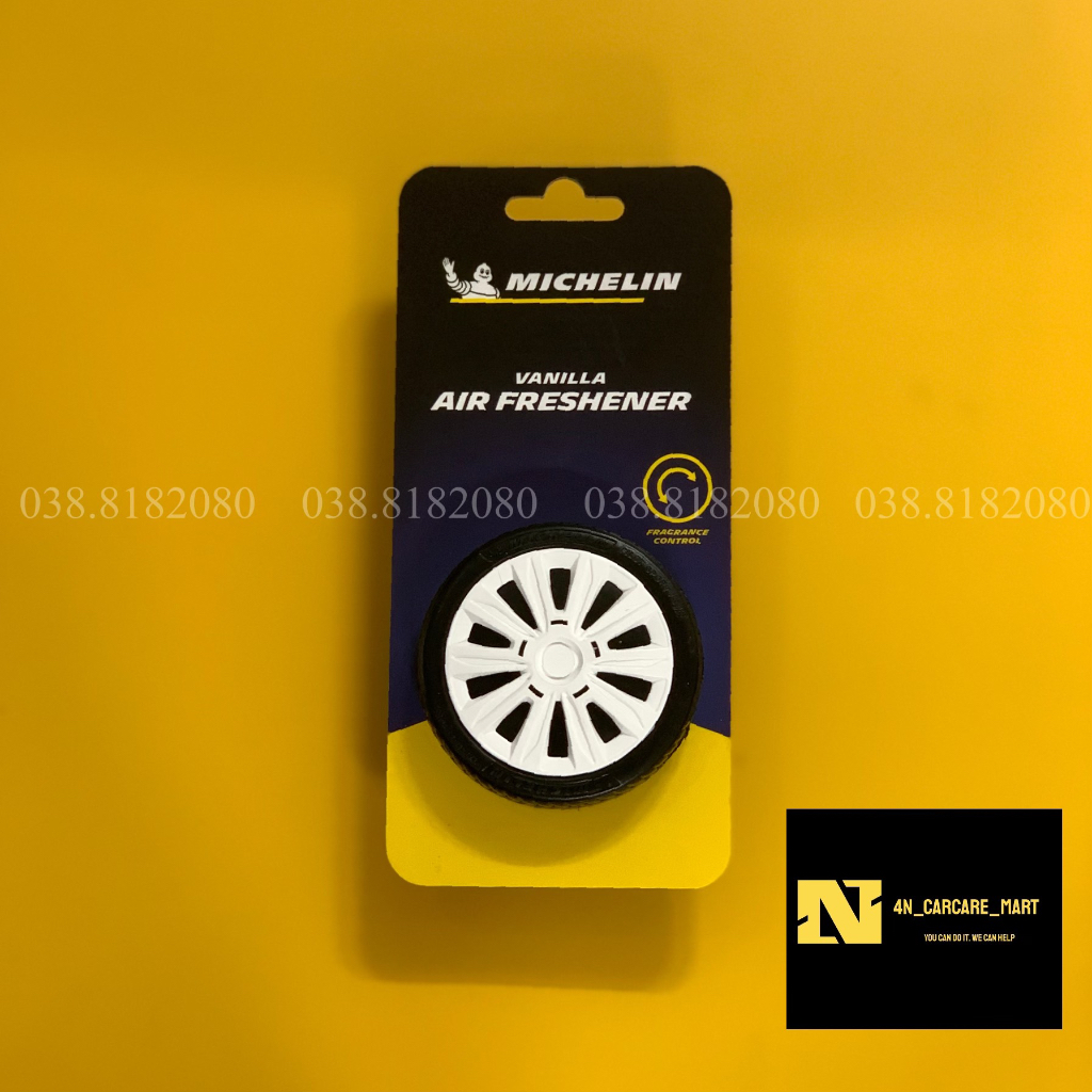 Sáp Thơm  Ô Tô MICHELIN Khử Mùi Xe Hơi Cao Cấp - Michelin Organic Can Air Freshener  nhiều mùi
