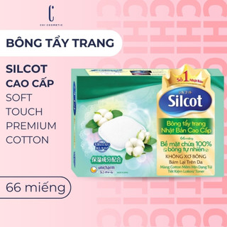 Bông Tẩy Trang Silcot Premium Nhật Bản 66 Miếng