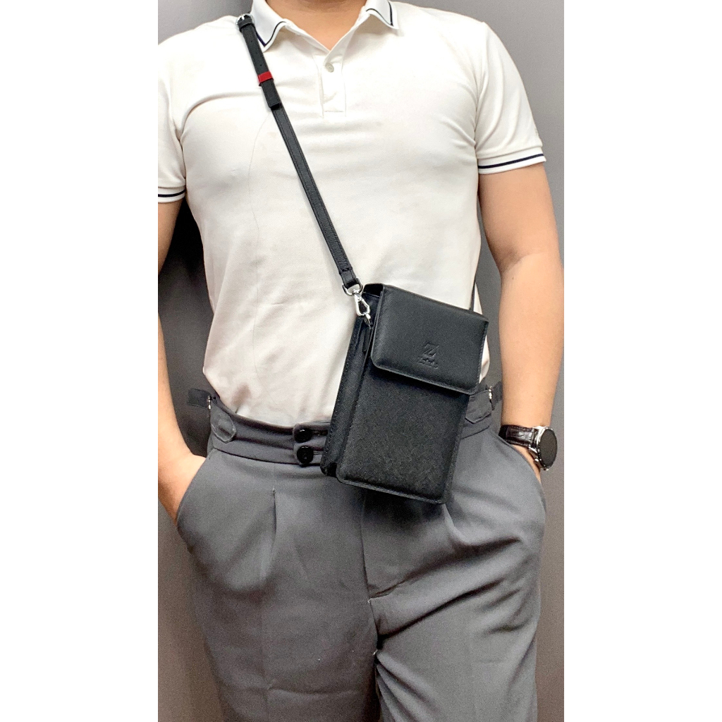 Túi Đeo Chéo Da Bò Epsom Túi Đựng Điện Thoại