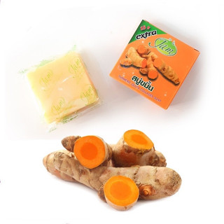 1 cục xà phòng nghệ jam turmeric gluta collagen soap