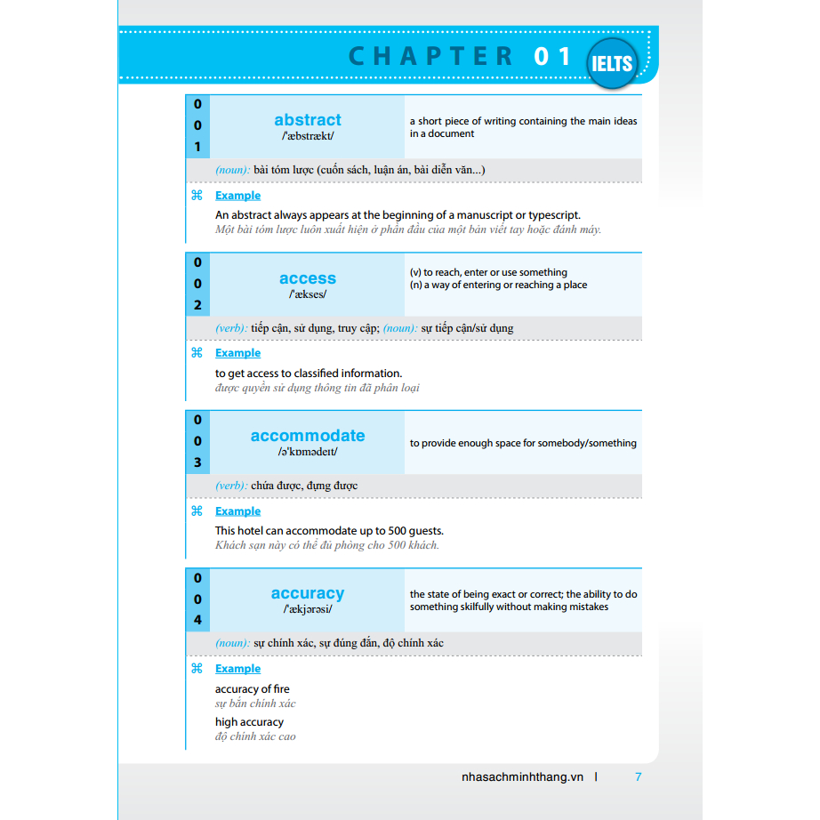 Sách - Từ vựng luyện thi IELTS