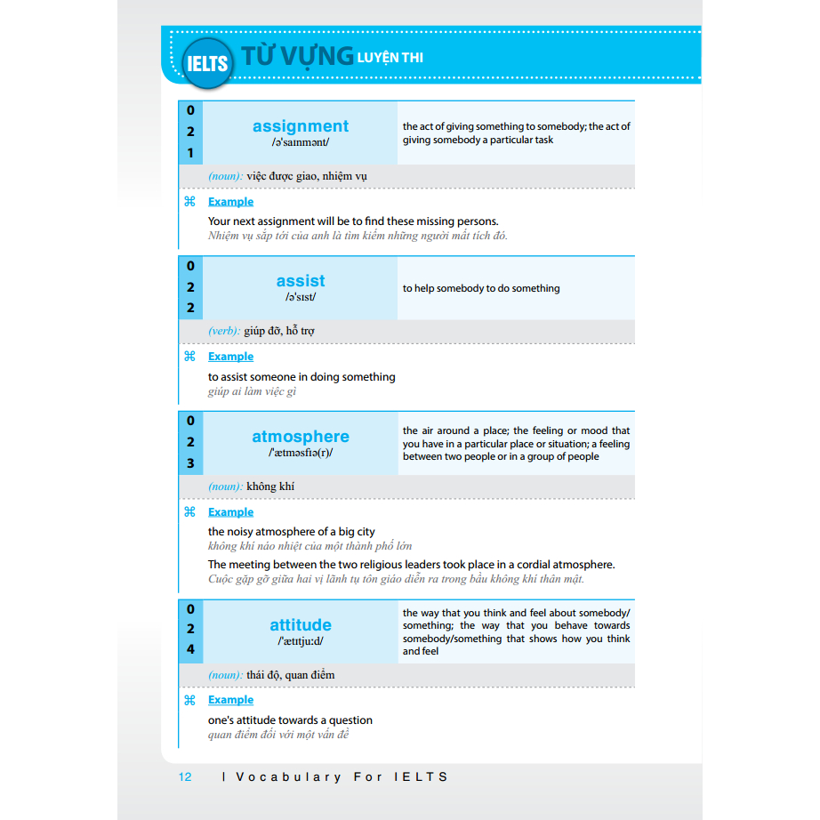 Sách - Từ vựng luyện thi IELTS