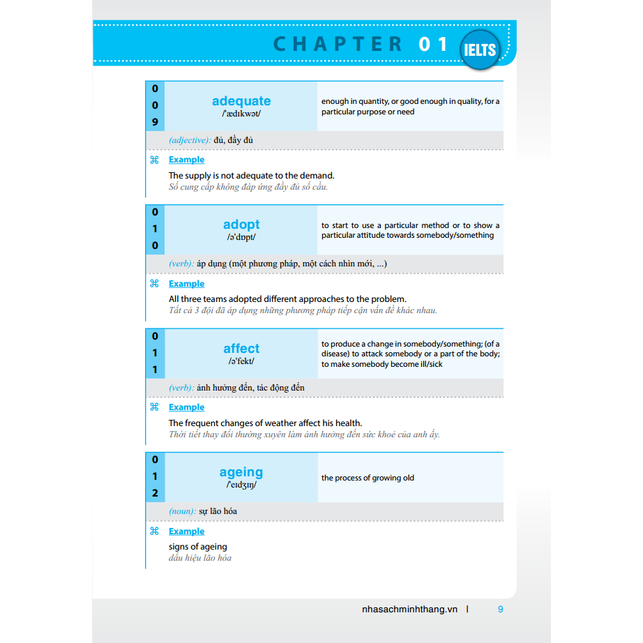Sách - Từ vựng luyện thi IELTS