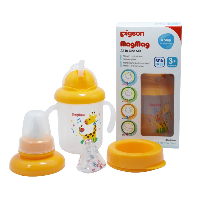 Ly Mag Mag trọn bộ 4 trong 1 Pigeon 180ml