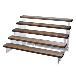 2-7 Tầng Kệ Mica trưng bày bằng gỗ kệ để mô hình mỹ phẩm mini kệ để nước hoa Kệ trang trí Giá đỡ trưng bày