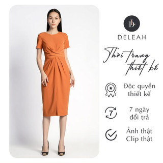 De Leah - Đầm Xoắn Eo Xẻ Trước - Thời trang thiết kế