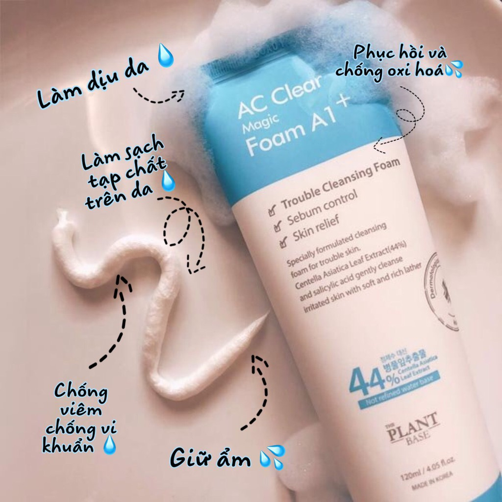 Combo 2 bước giảm mụn The Plant Base