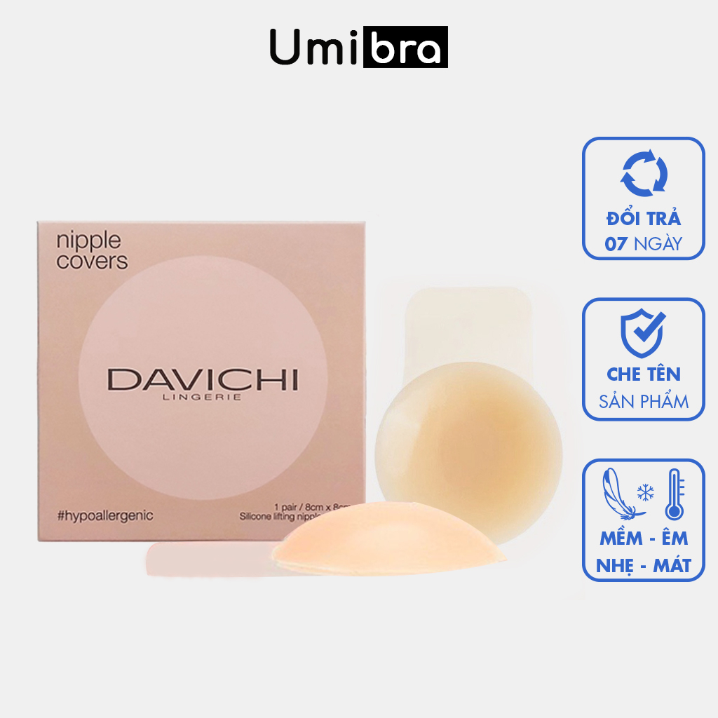 Miếng Dán Ngực Nâng Ngực DAVICHI Silicone Lifting Nipple Covers Umibra MDN06